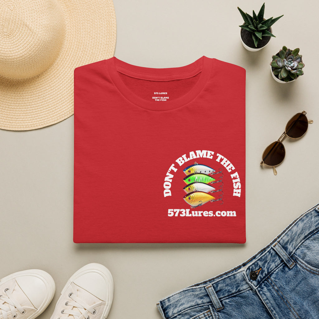 T‑Shirt Don't Blame The Fish, Change The Presentation Fishing Graphic Tee