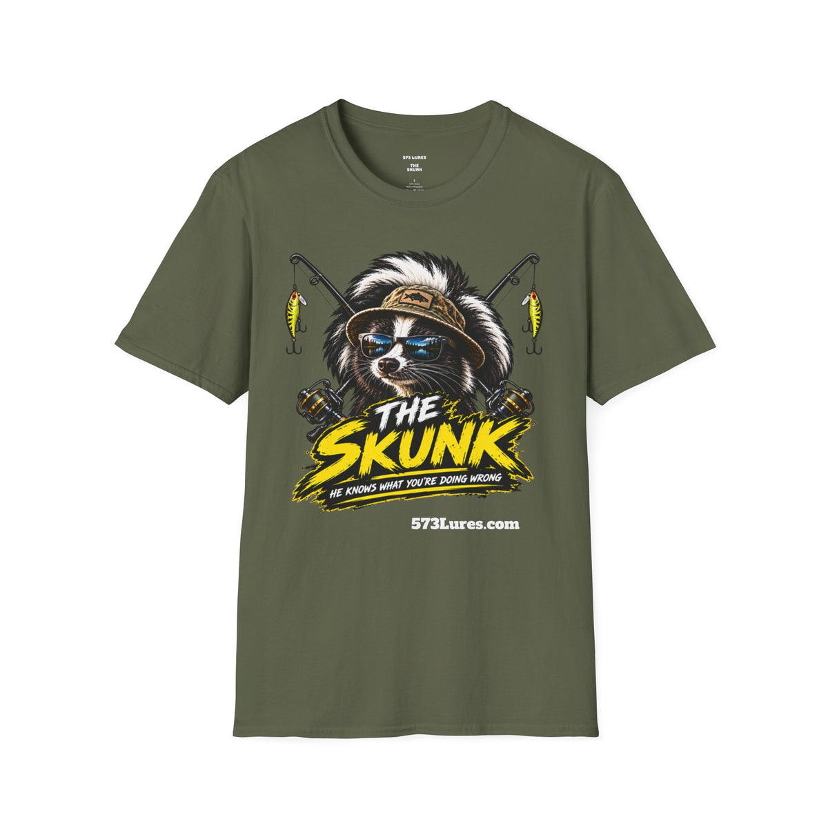 T-Shirt The Skunk, You Used That Lure Again Fishing Graphic Tee