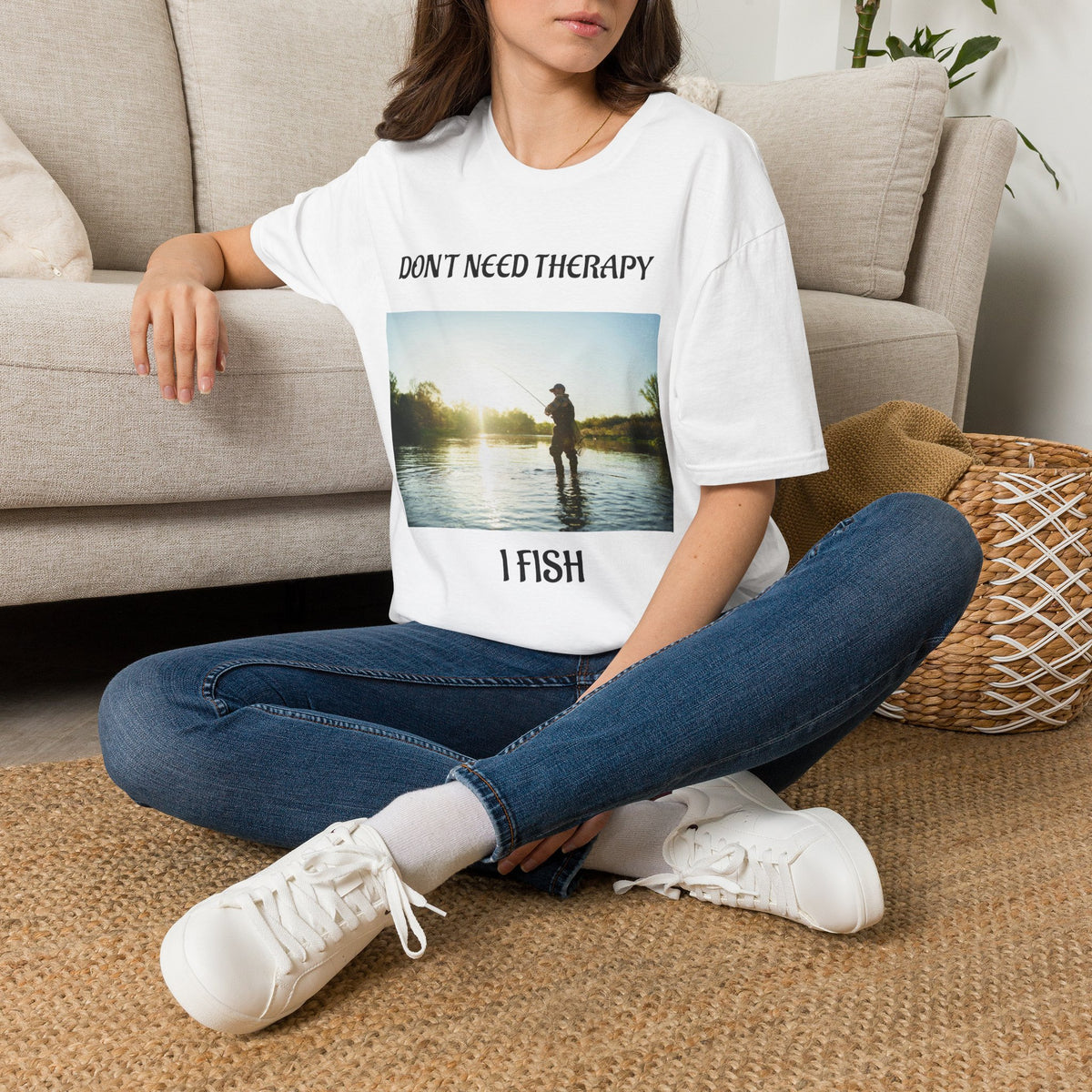 T-Shirt “Don't Need Therapy, I Fish”