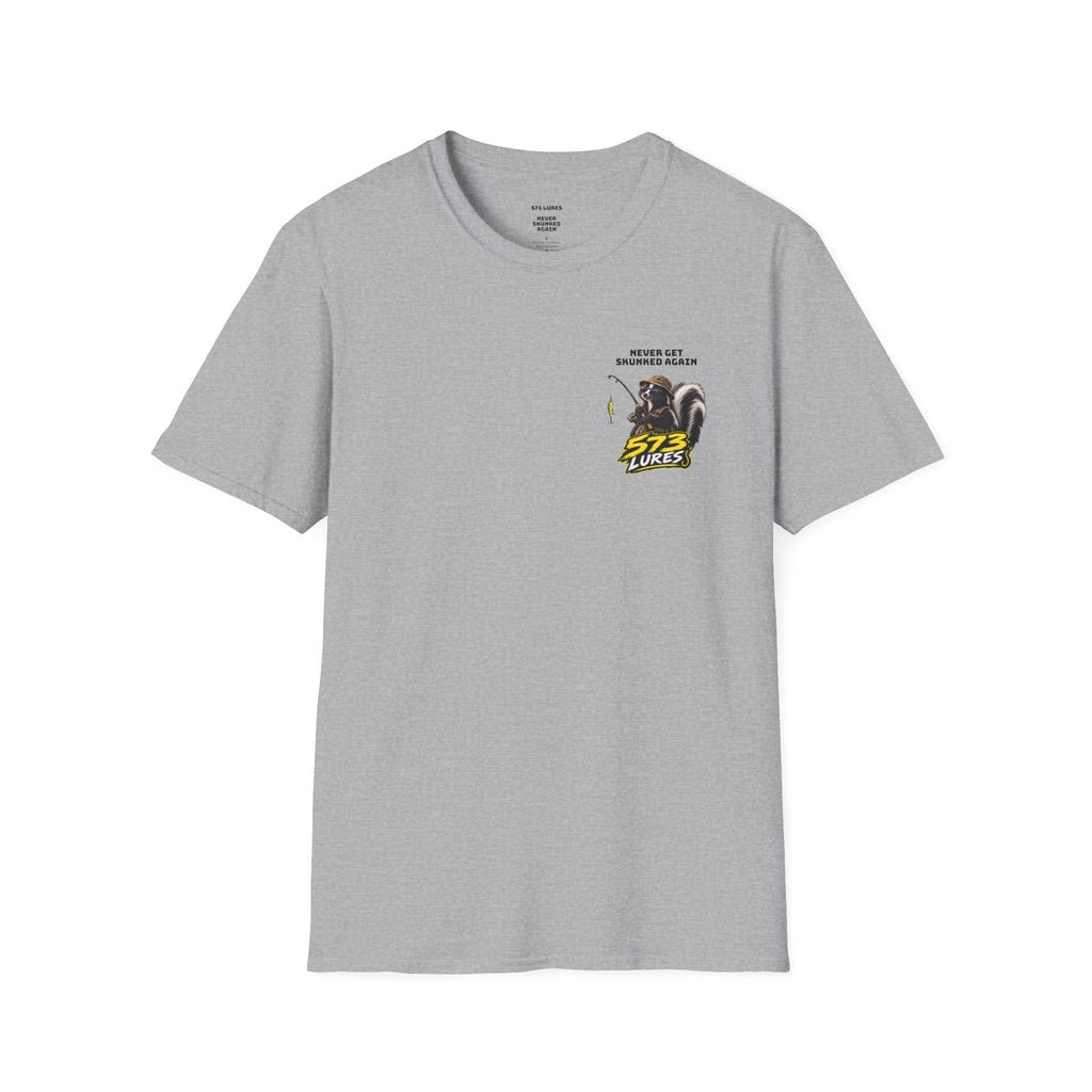 T-Shirt Never Get Skunked Again, Catch More Fish Fishing Graphic Tee