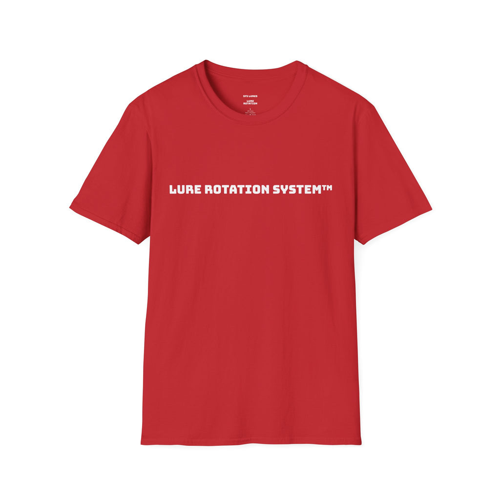 Fishing T-Shirt — "Don't Marry One Lure" Lure Rotation System Graphic Tee