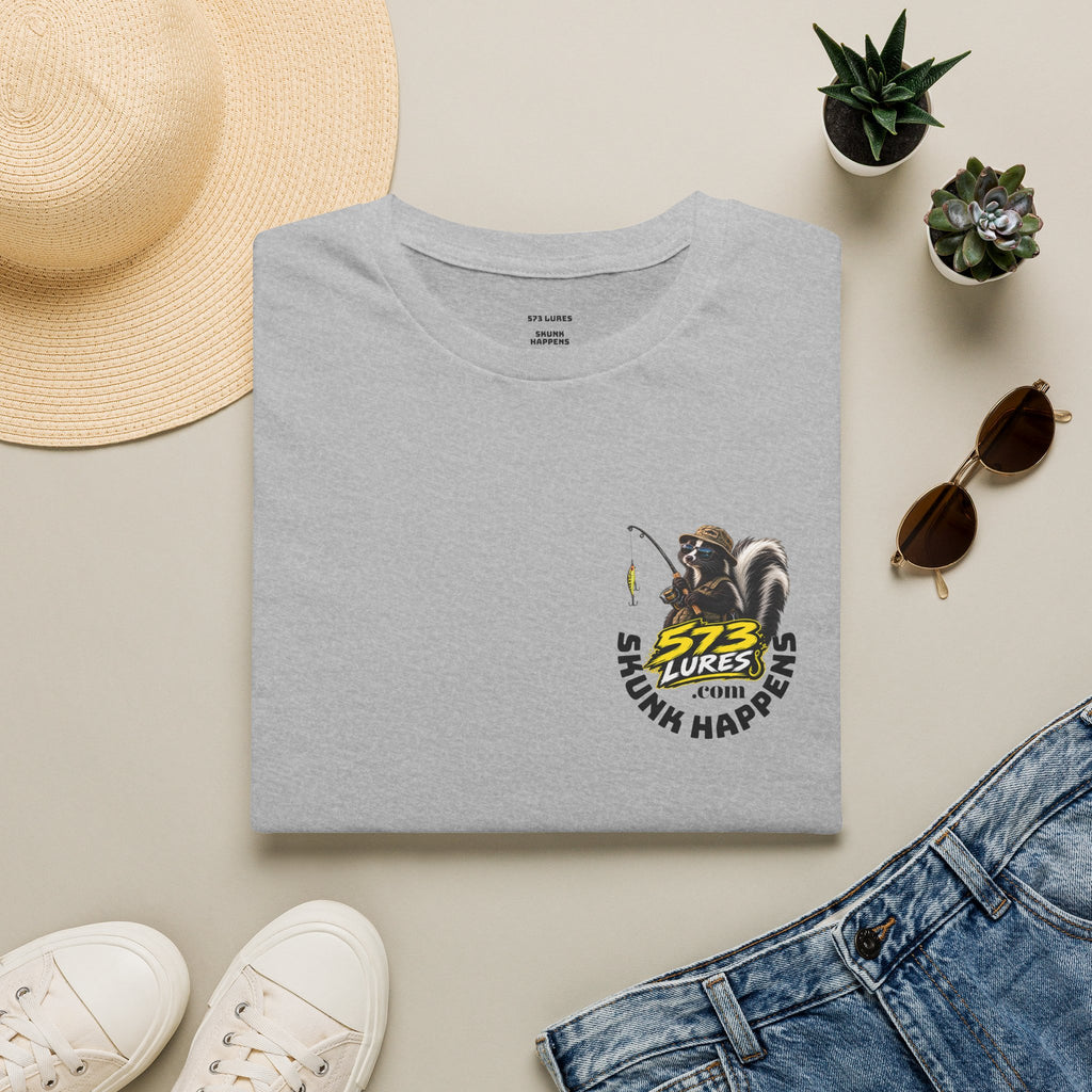 T-Shirt Change Something, Skunk Happens Fishing Graphic Tee