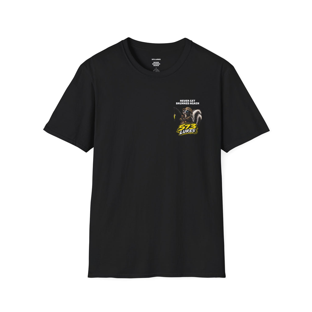 T-Shirt Never Get Skunked Again, Catch More Fish Fishing Graphic Tee