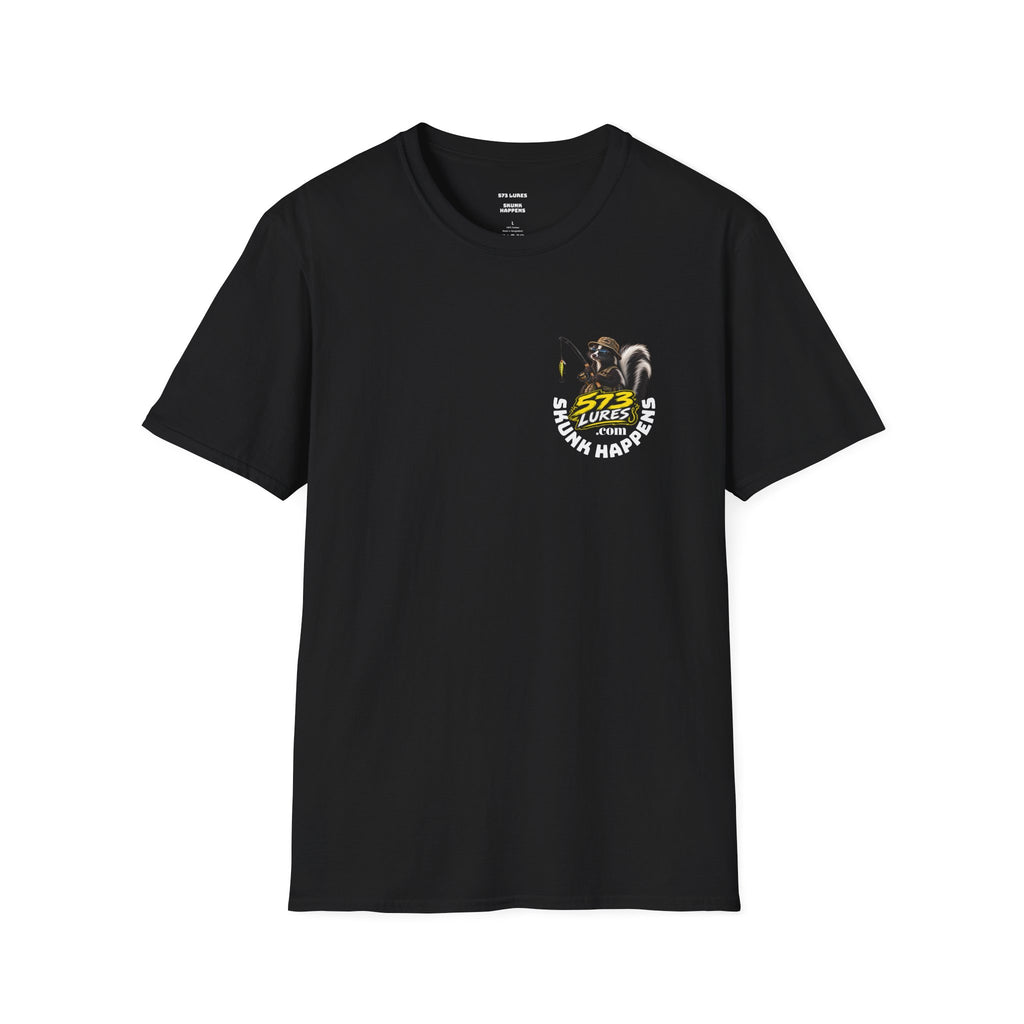T-Shirt Change Something, Skunk Happens Fishing Graphic Tee