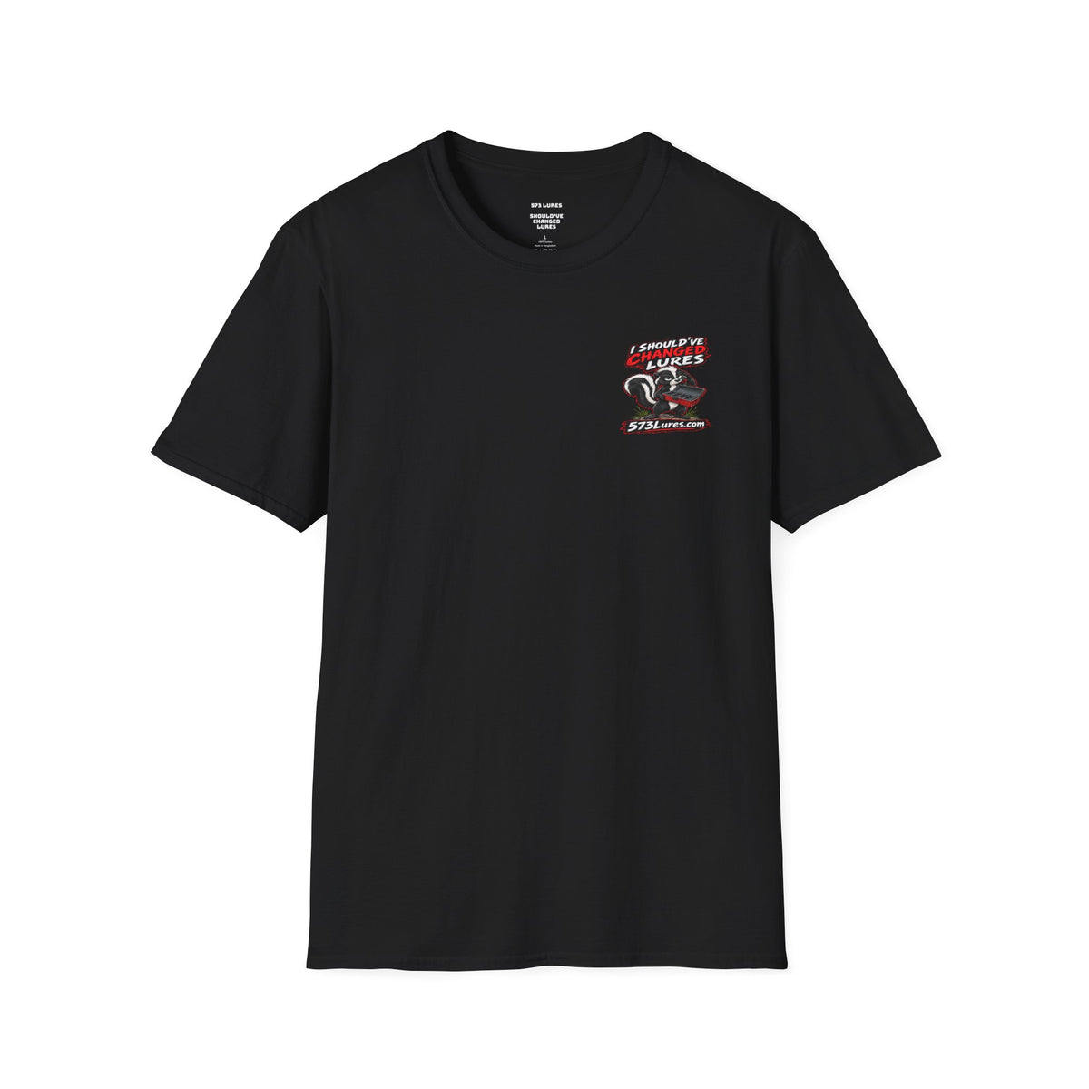 T-Shirt I Should've Changed Lures, The Skunk Knows Fishing Graphic Tee