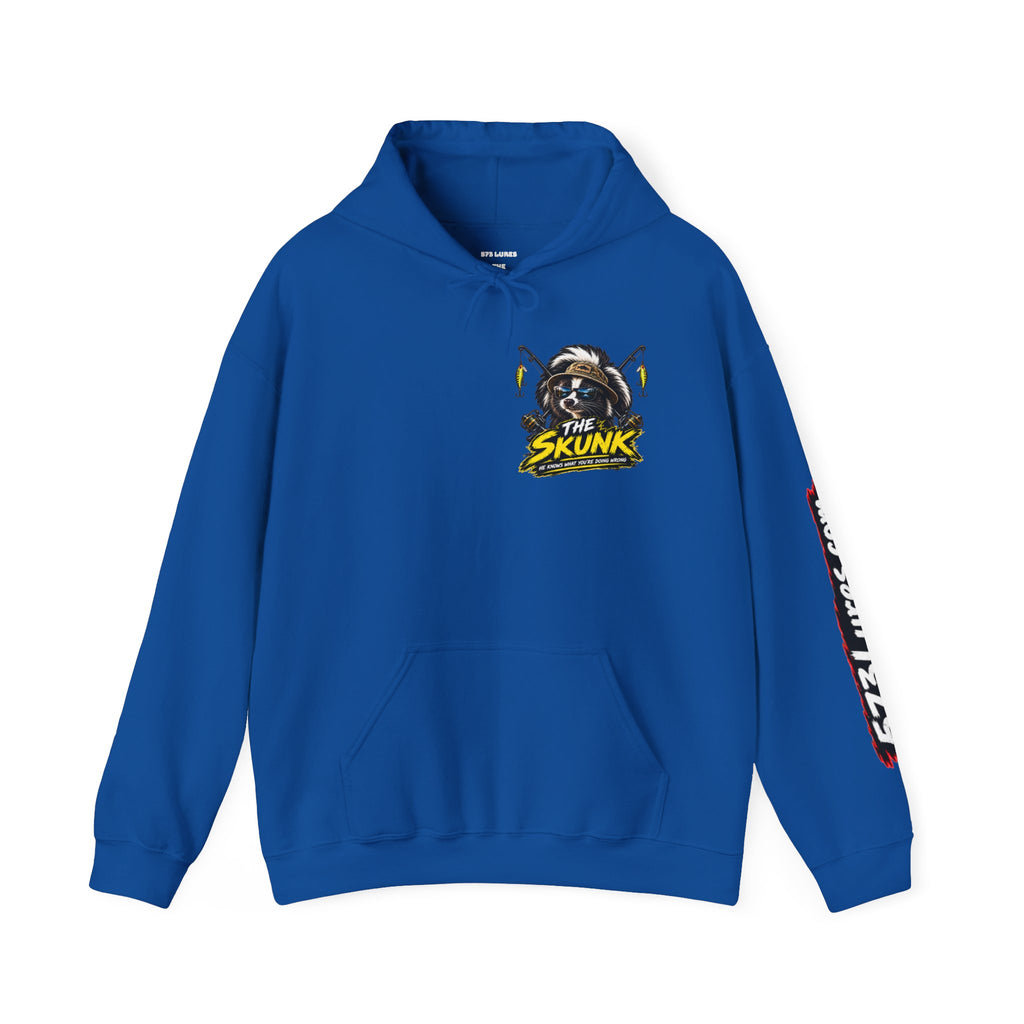Hoodie The Skunk, Keep Casting Bass Fishing Graphic Sweatshirt