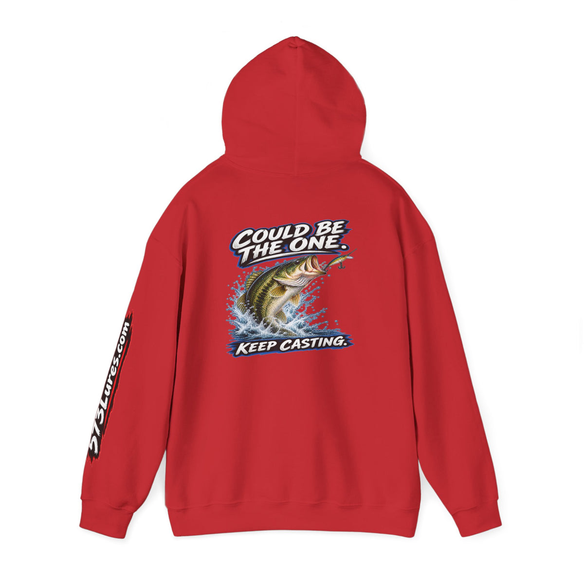 Hoodie The Skunk, Keep Casting Bass Fishing Graphic Sweatshirt