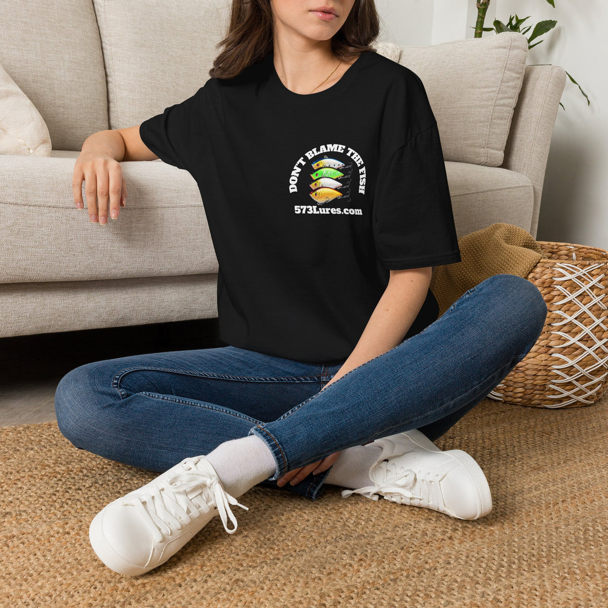 T‑Shirt Don't Blame The Fish, Change The Presentation Fishing Graphic Tee