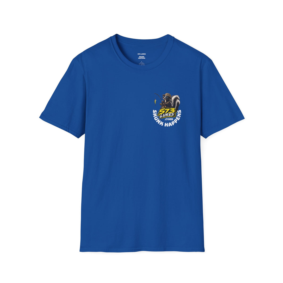 T-Shirt Change Something, Skunk Happens Fishing Graphic Tee
