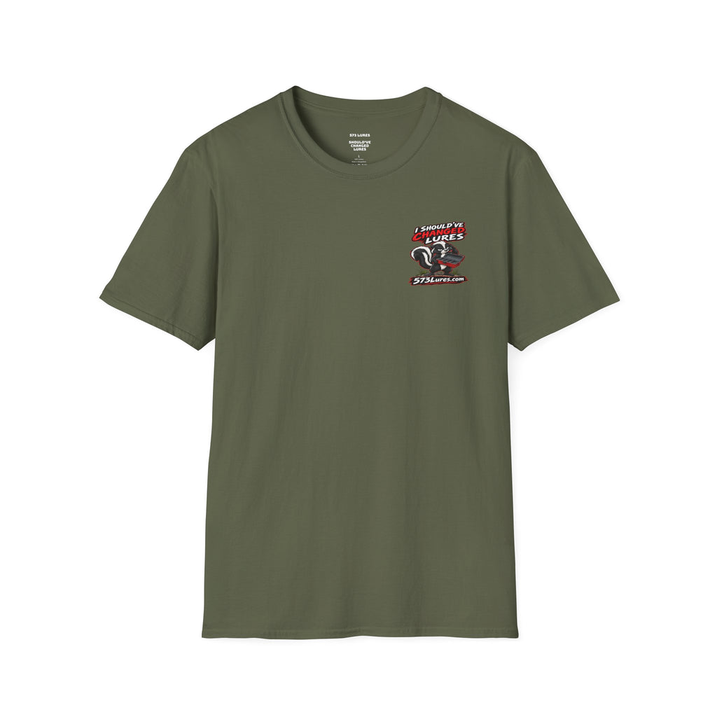 T-Shirt I Should've Changed Lures, The Skunk Knows Fishing Graphic Tee