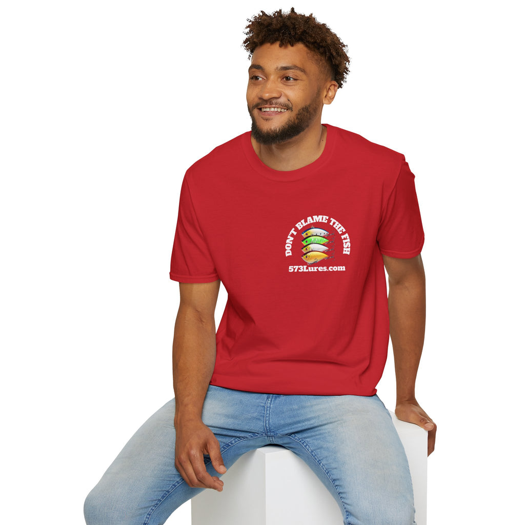 T‑Shirt Don't Blame The Fish, Change The Presentation Fishing Graphic Tee