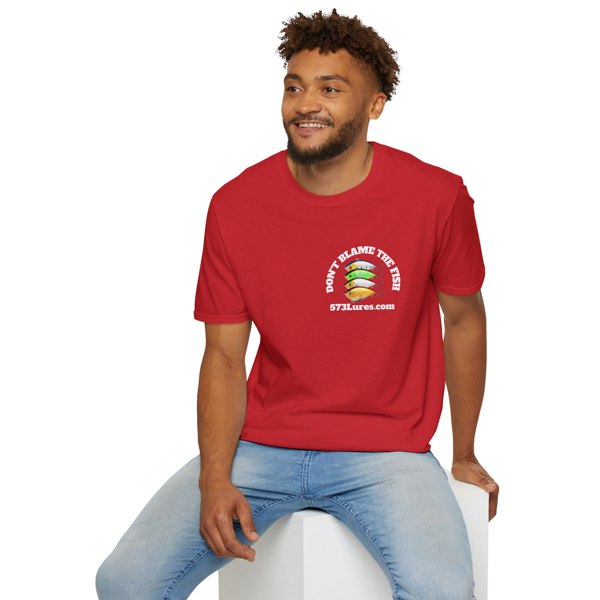 T‑Shirt Don't Blame The Fish, Change The Presentation Fishing Graphic Tee