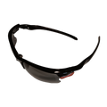 Sunglasses Sportsman Black/Red Frame Black Lens UV400 Sport Wrap Outdoor Unisex
