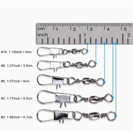 Swivels Black Iron 50PCS/BAG